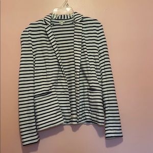 JCrew Striped Suit Coat